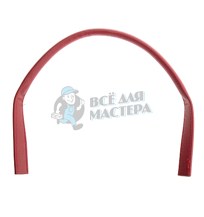 Ручка сумочная кругл.узк. 53см цв.красный