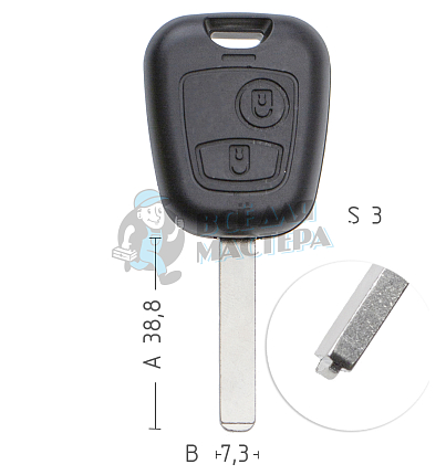 Корпус  Peugeot307( VA2)2кн.ремкомплект   КНР