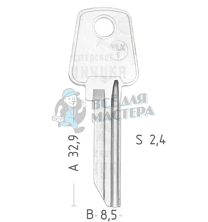 VL1S VLK-1 VLK2R TL2L - Чертеж