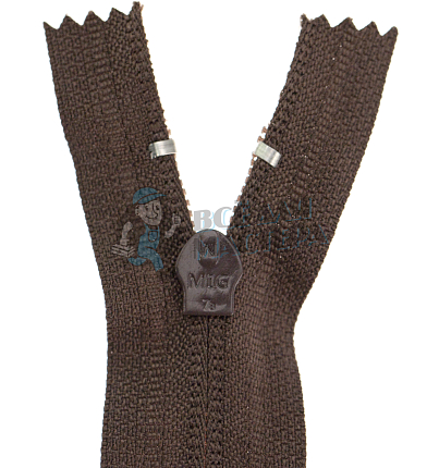 Молния 50см Коричневый