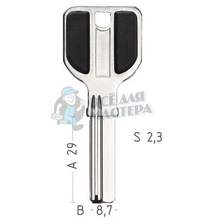 MCM-2D 2П. 29MM п/бронь (черный) КНР - Чертеж