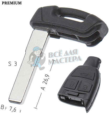 Лезвие FI-16 SIP22 GB18 КНР   FIAT - Чертеж