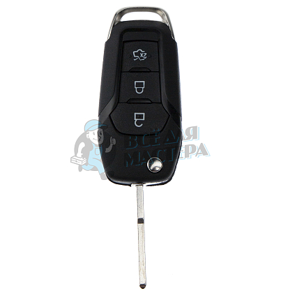 Корпус выкидного ключа FO-24 HU101 HF65 3 кнопки FORD КНР