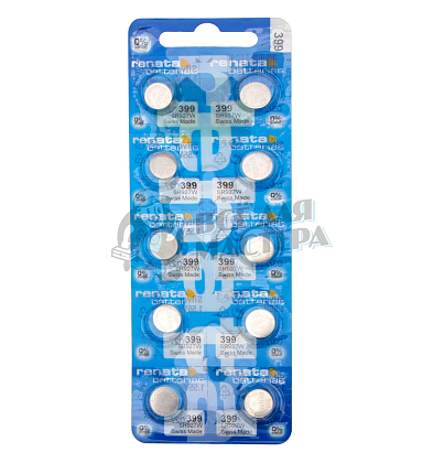 Батарейка часовая RENATA R399 SR927W/ BL10 (10/100)