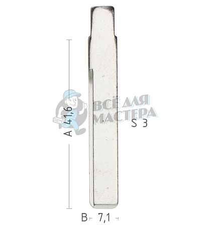 Лезвие GM45FH 20Y - Чертеж