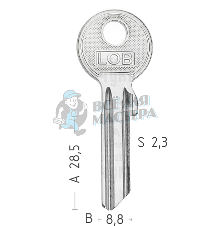 LB-3D YT15X/YT16X LOB3 КНР - Чертеж