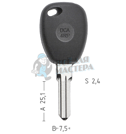 DAC-4D.P   DCA4RP49 HU136P - Чертеж