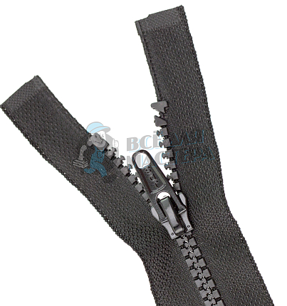 Молния Трактор "JUDSON", 80см, Тип-5, разъёмная двухзамковая, цв.черный