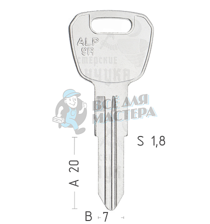 AH8R ALP-2D ALP9R ALH6L - Чертеж