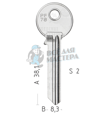 PPLM PR-8 PF7S/DEA2 PRF7F/DAN10 - Чертеж