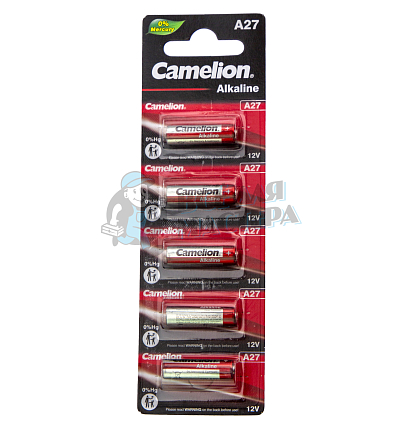 Батарейка Camelion 27A BL5 Alkaline 12V (5/50/1800)