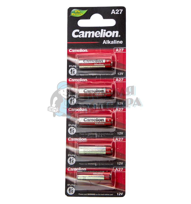 Батарейка Camelion 27A BL5 Alkaline 12V (5/50/1800)
