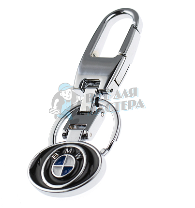 Авто карабин с кольцом для ключей BMW
