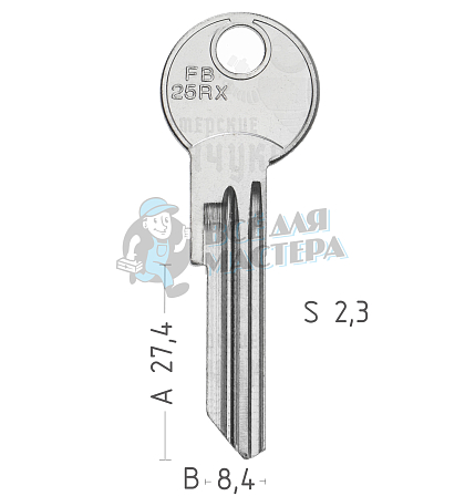 FAB34RL/F34RL FB-34/FB26 FB25RX FAA55L - Чертеж