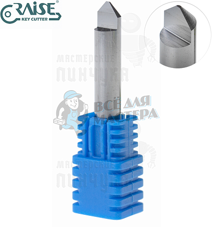 Вертик.фреза RAISE DW1090 90° CARBIDE (90°xD6x40x1T) - Чертеж
