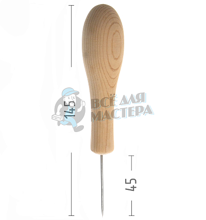 Шило проколочное (Канцелярское) Т.1,8 деревянная ручка