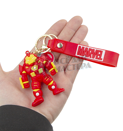 Брелок для ключей "Железный человек РОБО" +карабин