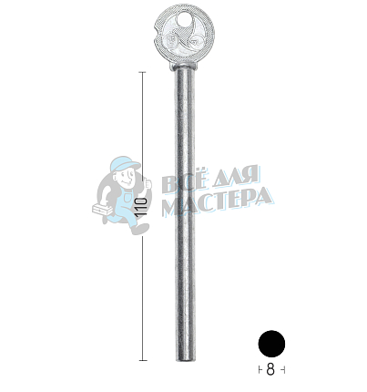 R08-12 ригель круглый ГРАВЕР