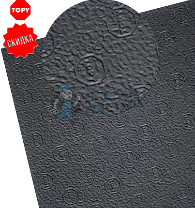 Набойки листовые Topy Hitop 600х480х4мм, цв.черный