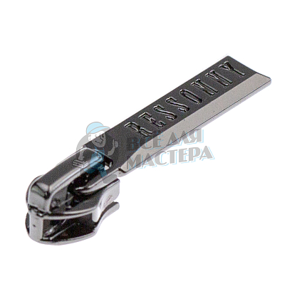 Бегунок JX "Ressonny", №2, тип 7, автомат, цв. темный никель