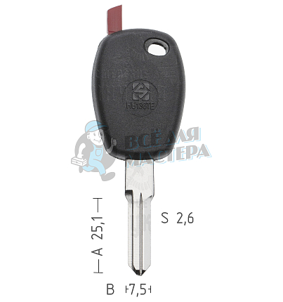 T00DCA4RP TP00DAC-4D.P HU136TE а/пл.c мест.п/чип LOGAN.DACIA