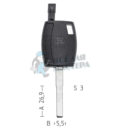 T00HF65P TP00FO-24P HU101T0 а/пласт.с мест.п/чип FORD.FOCUS - Чертеж