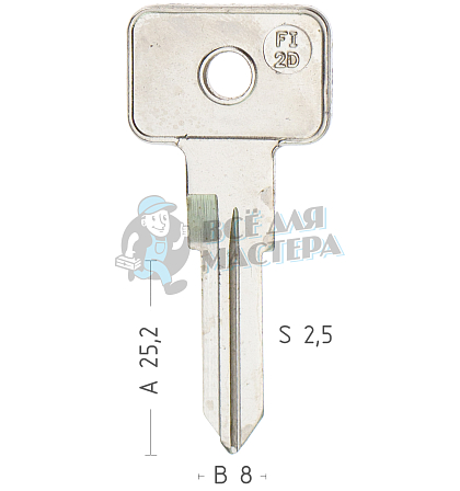 FI2D GT8 FAZ GB12R - Чертеж