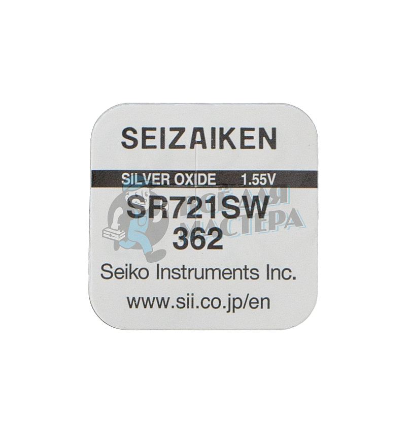 Батарейка часовая Seizaiken 362 SR721SW BL1 (1/10/100)