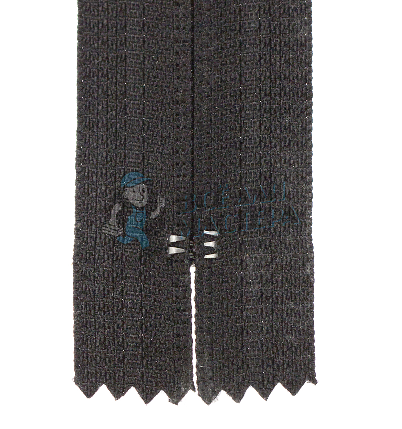 Молния спиральная, Т-7 60см, н/р, цв.чёрный