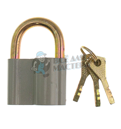 Навесной замок Avers PD-20-60-Blister (серый)