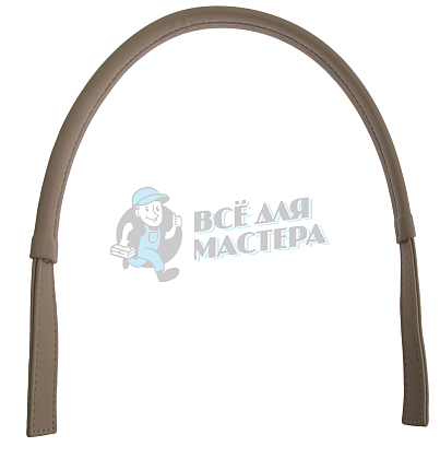 Ручка сумочная плоская с узким креплением 65см Темно-бежевый