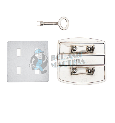 Замок портфельный 07895 цв. никель