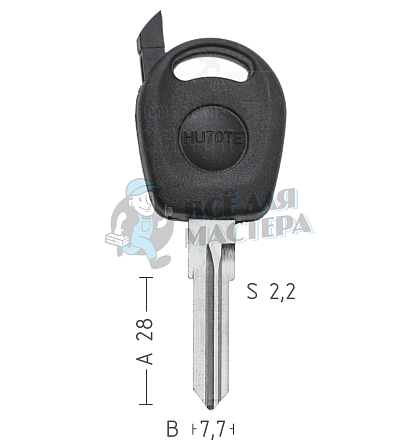 T00HF56P TP00VO-8P HU70T0 а/пласт.с мест.п/чип VW - Чертеж