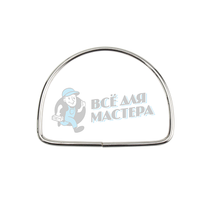Ручка для сумки, полукольцо, цв.хром - Чертеж