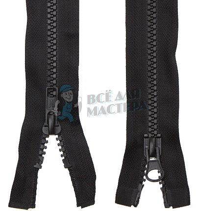 Молния Трактор "GAMMA" G3052 80 см Тип 5 разъёмная двухзамковая №334 угольный