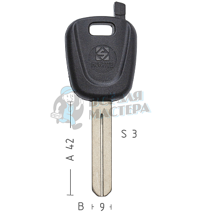TP00HOND55P_T00HD62P_HON77TE а/пласт.с мест.п/чип HONDA