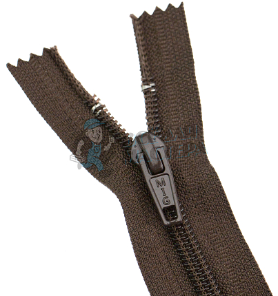 Молния 50см Коричневый