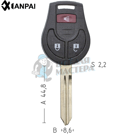 Корпус  NISSAN NSN14 4кн КНР - Чертеж