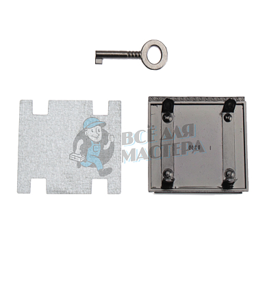 Замок портфельный 14199 цвет никель темный