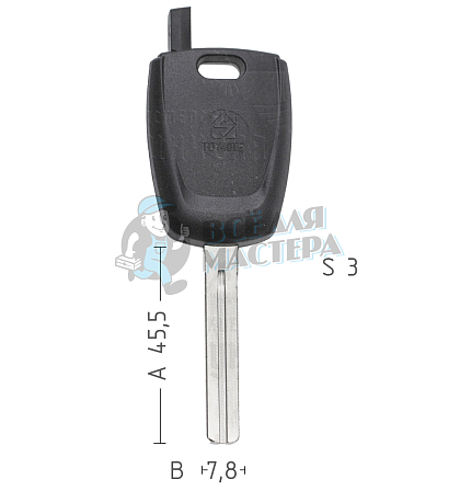 T00TY48P TP00TOYO-36P а/пласт.с мест.п/чип TOYOTA - Чертеж