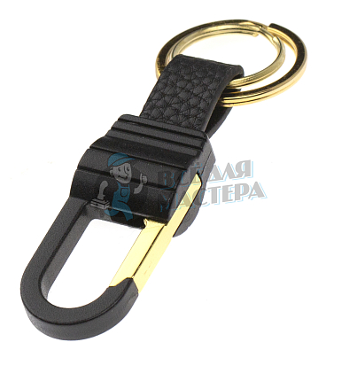 Карабин с двумя кольцами для ключей