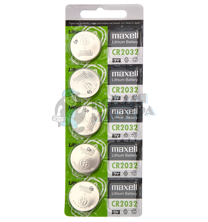 Батарейка MAXELL CR2032 BL5 GREEN (CN) 3V (5/100/500) - Чертеж