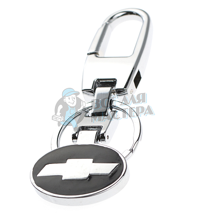 Авто карабин с кольцом для ключей CHEVROLET