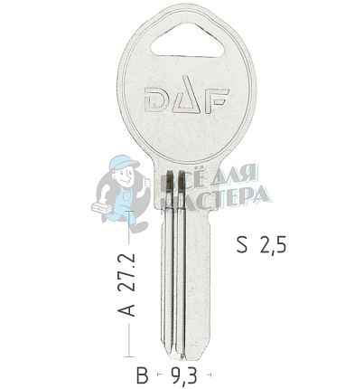 DAF DAF-4D DF4R БРОНЬ.(27×2.5×9.2) КНР