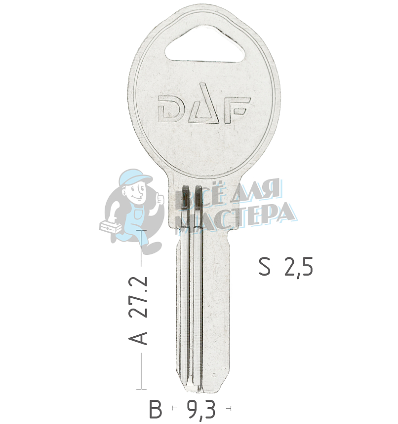 DAF DAF-4D DF4R БРОНЬ.(27×2.5×9.2) КНР