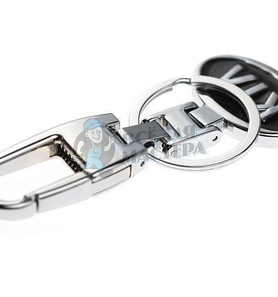 Авто карабин с кольцом для ключей KIA