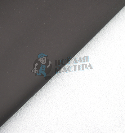 Искусственная кожа на микрофибре (тип Nappa Premium) черная (218-40), т.1,2мм 100см*140см