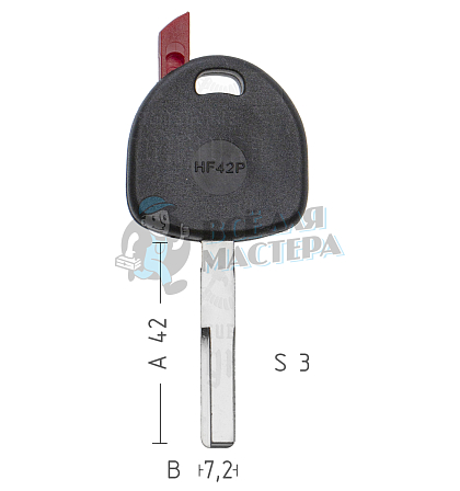 T00HF42P TP00OP-WHP HU43T0 а/пласт.с мест.п/чип OPEL - Чертеж