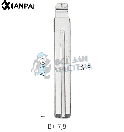 Лезвие   TOYOTA TY47_TOY48   КНР