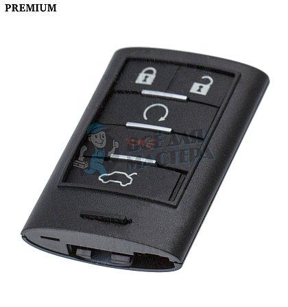 Корпус ключа CM37P GM36P B111 4 кнопки + паника КНР ///  CADILLAC - Чертеж